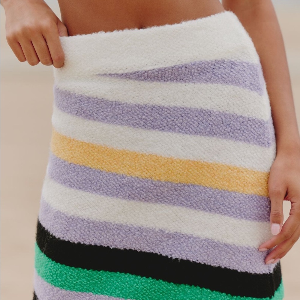 Striped Multicolor Women's Skirt